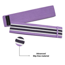 Load image into Gallery viewer, Fabric Booty Band Set - 3 Levels of Resistance - Grow Your Glutes!
