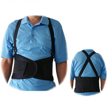 Load image into Gallery viewer, Back Brace with Suspenders - Lumbar Support ~ Improved Posture!