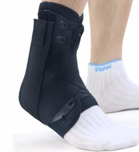 Load image into Gallery viewer, Reinforced Ankle Brace - Lace up with Stabilizer Straps
