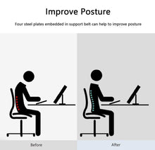 Load image into Gallery viewer, Lumbar Back Brace -  w/ Dual Sided Adjustable Compression Straps

