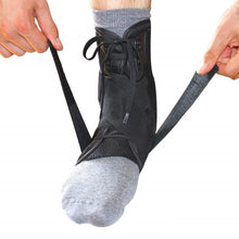 Load image into Gallery viewer, Reinforced Ankle Brace - Lace up with Stabilizer Straps
