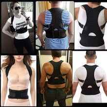Load image into Gallery viewer, Back Brace for Posture Support ~ Scoliosis Corrector Thoracic Pain Relief

