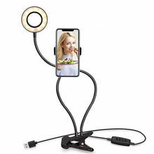 Load image into Gallery viewer, Professional Selfie Ring Light with Cell Phone Holder Stand for Live Stream
