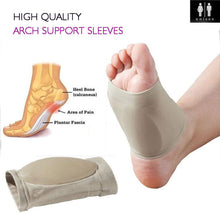 Load image into Gallery viewer, Plantar Fasciitis Gel Infused Arch Support Cushioned Foot Sleeves
