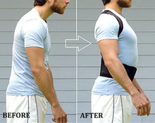 Load image into Gallery viewer, Back Brace for Posture Support ~ Scoliosis Corrector Thoracic Pain Relief
